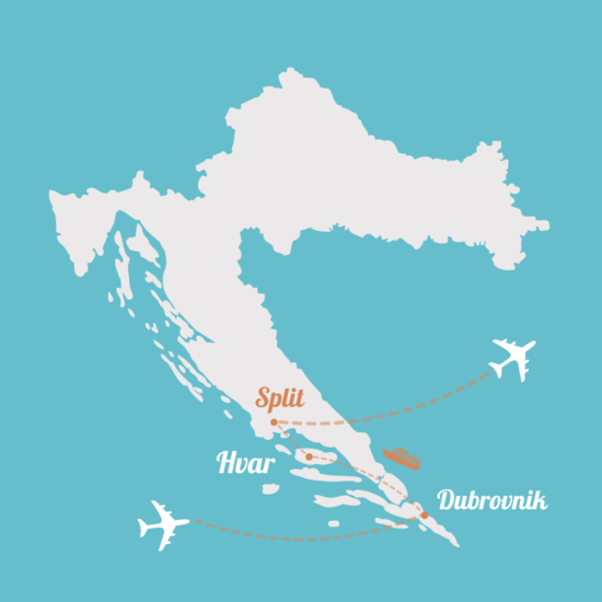croatia map-Croatia tour